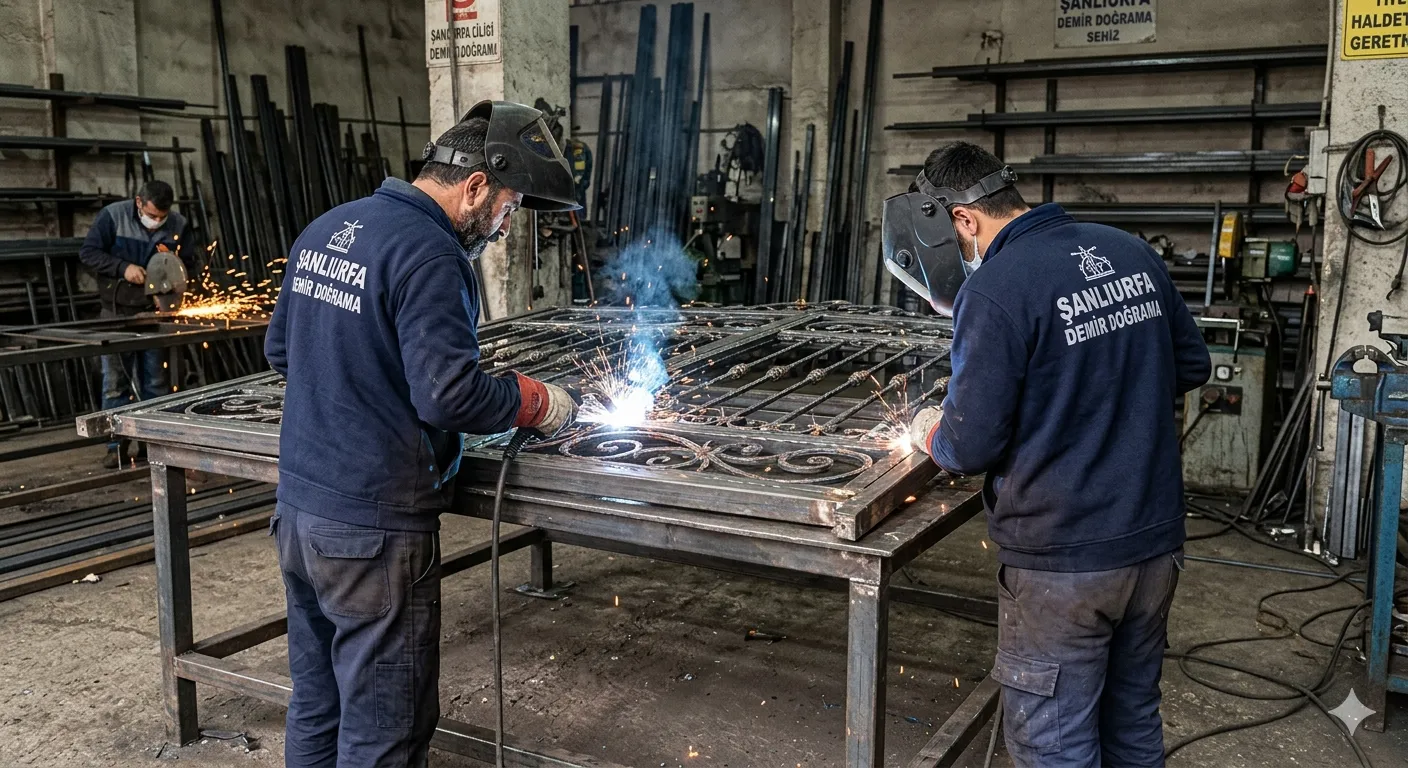 Şanlıurfa’da Demir Doğrama Sektörüne Yoğun Talep Artışı